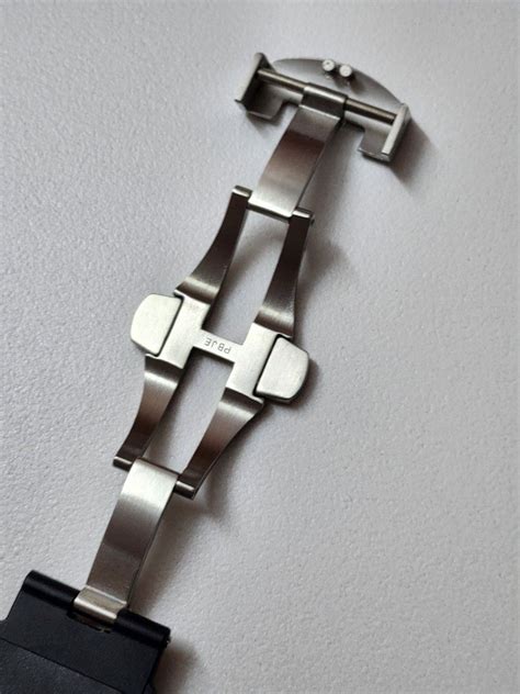 folding clasp panerai rubber|Panerai Polished steel folding clasp, 18mm, PAM Click Release .